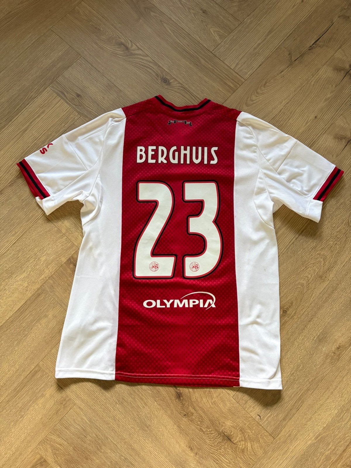 Matchworn Steven Berghuis AJAX - FC Utrecht, Maat M, Verzenden, Zo goed als nieuw, Shirt