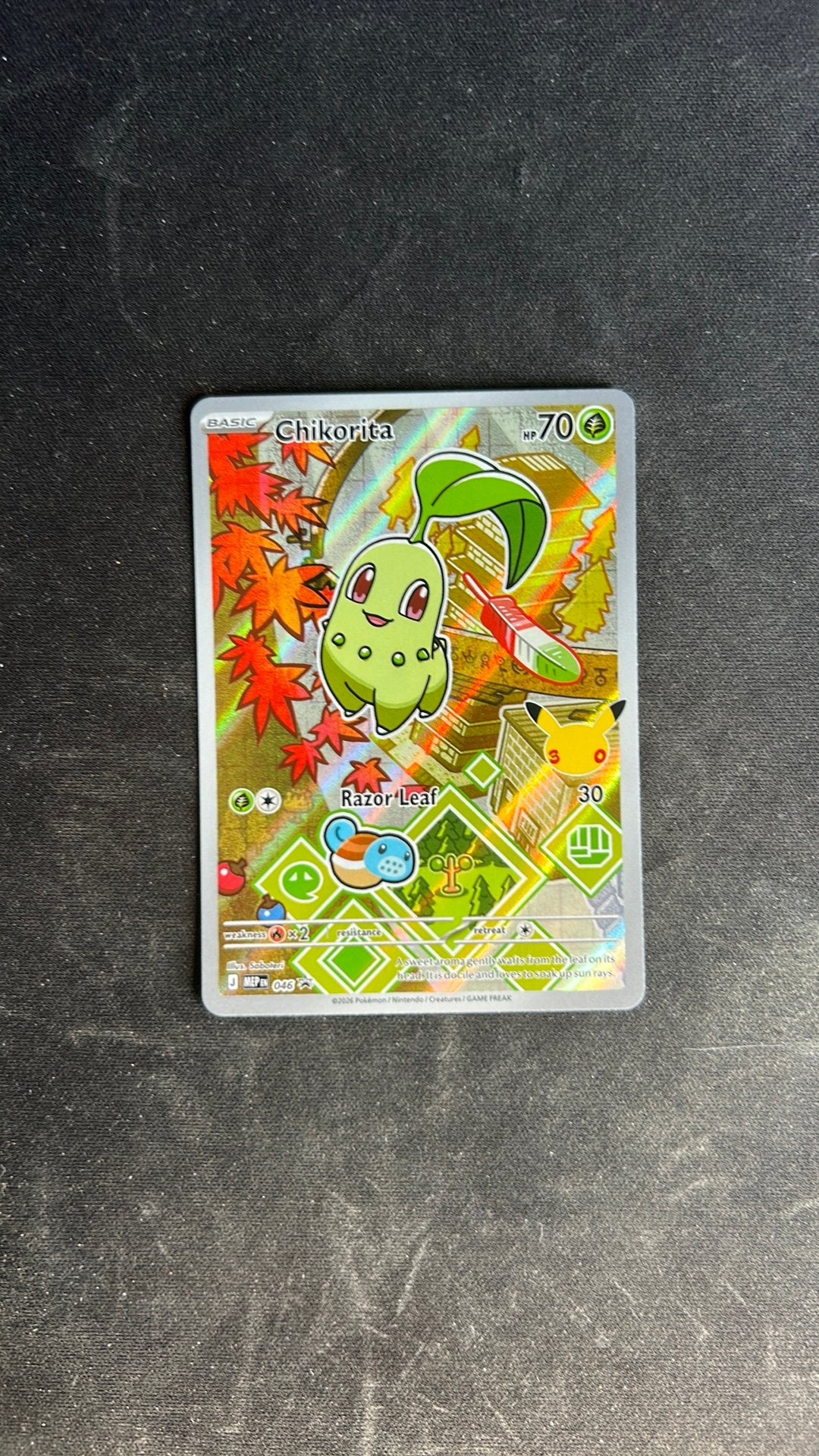Chikorita #046 MEP, Ophalen of Verzenden, Zo goed als nieuw