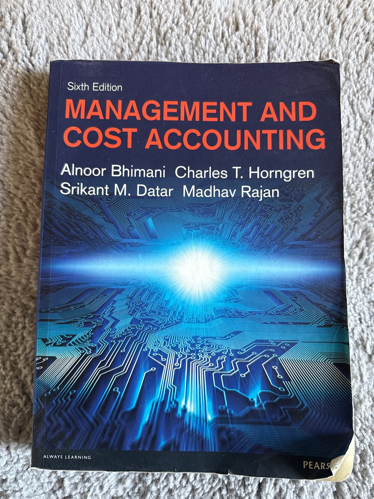 Management and Cost Accounting - Zesde Editie, Ophalen of Verzenden, Gamma, Gelezen, Niet van toepassing