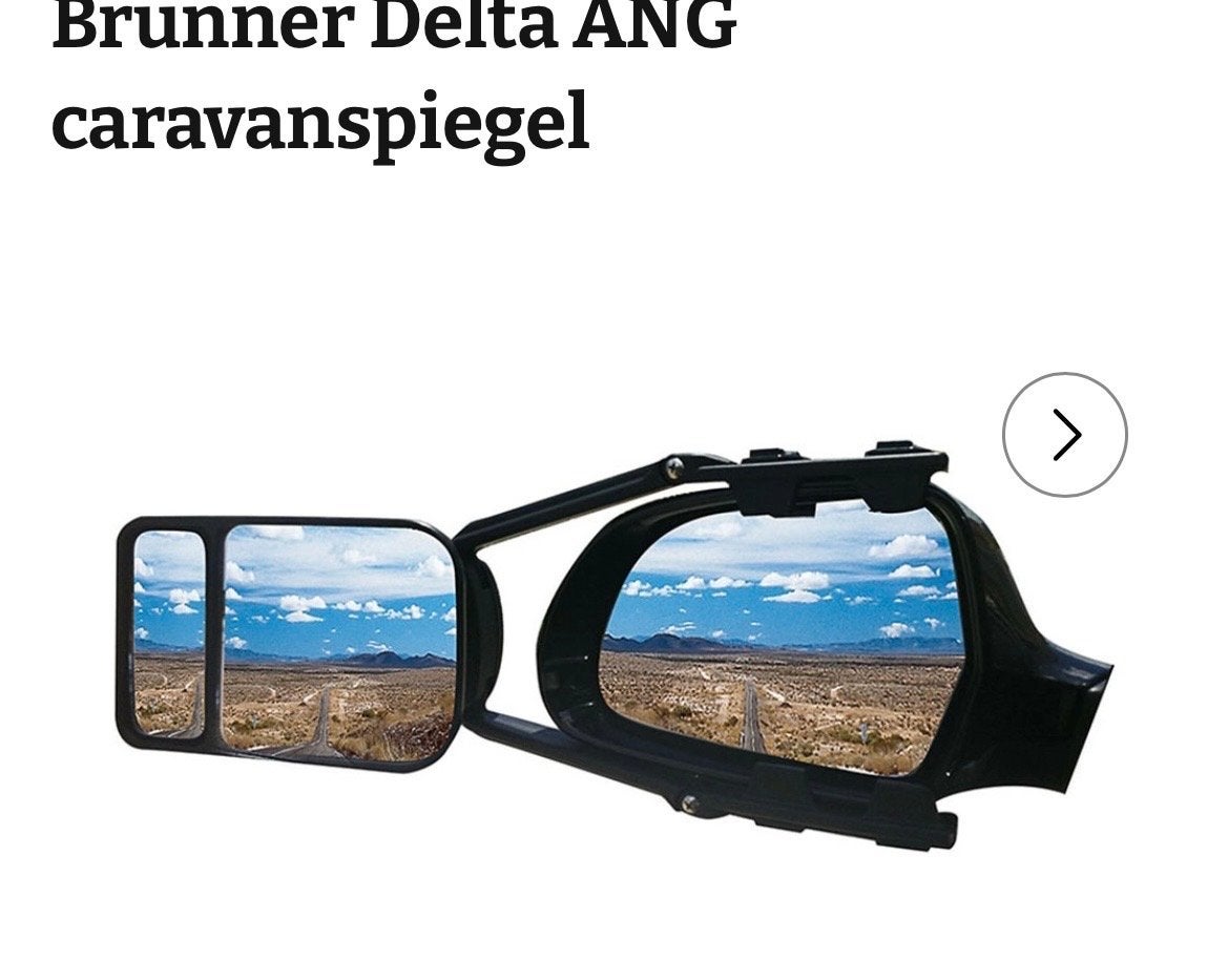 Brunner Delta ANG Universele Caravan Spiegels, Caravans en Kamperen, Ophalen of Verzenden, Nieuw