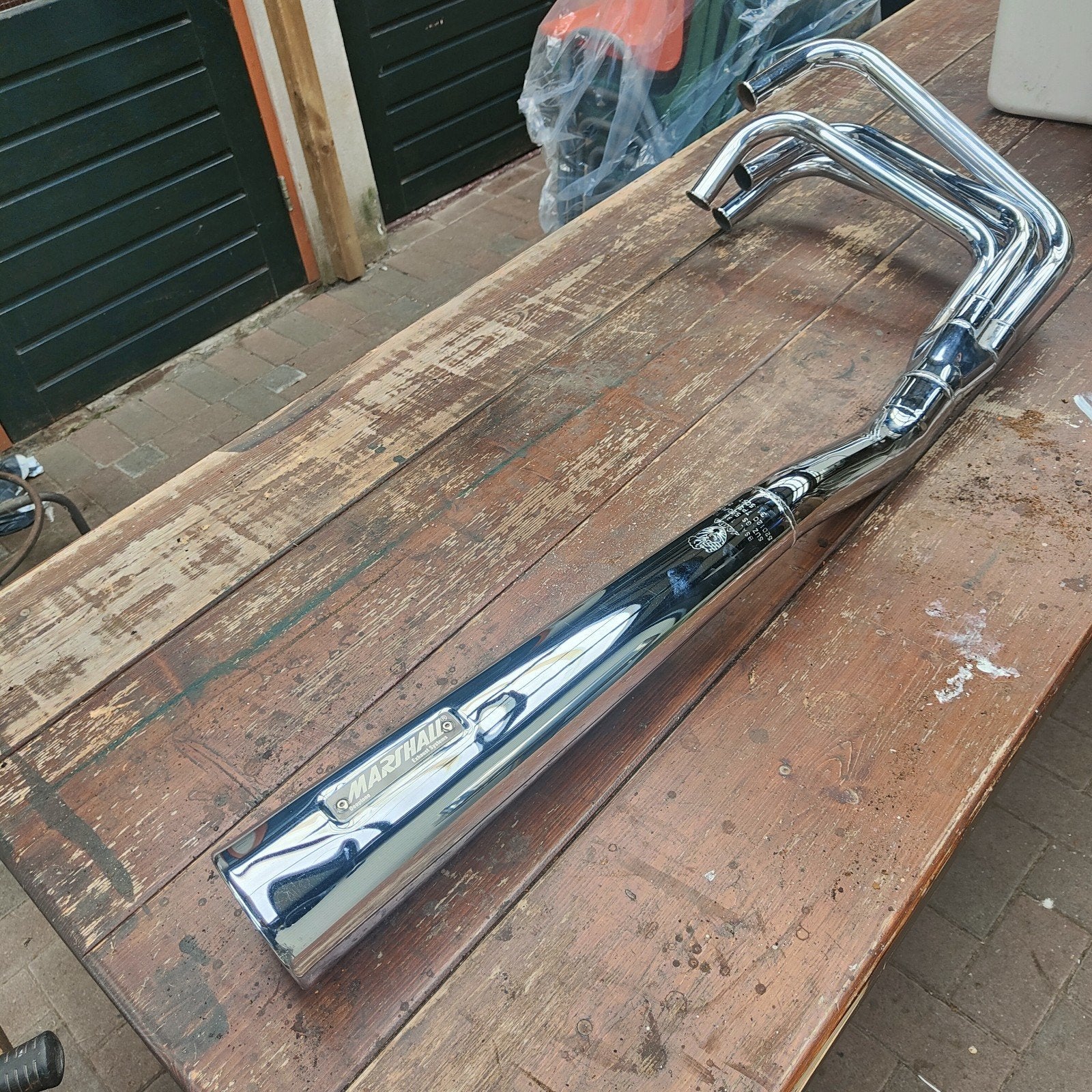 JAMA Marshall uitlaat Suzuki GS 550/650, Ophalen of Verzenden, Gebruikt