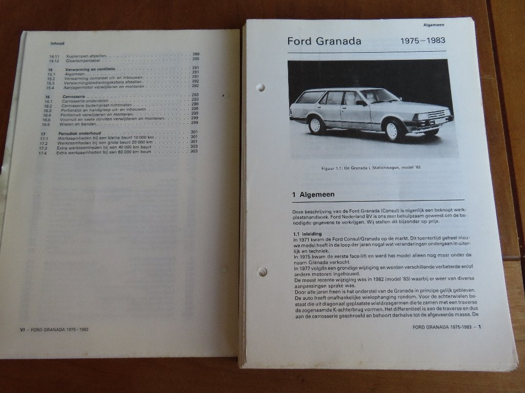 Vraagbaak Ford Granada 4-cil., V4, V6 1975-1983 304 blz, Ophalen of Verzenden