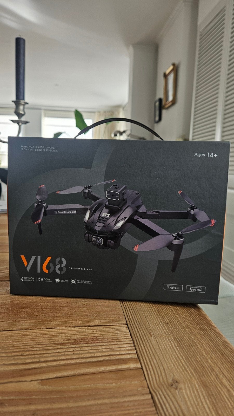 V168 Pro Drone  NIEUW, 250 tot 900 gram, Cameradrone, 100 tot 1000 meter, Overige merken