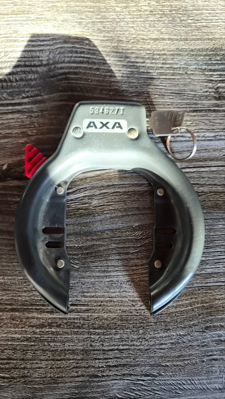 AXA Ringslot SL9 / Defender met 1 sleutel - Werkend, Ophalen of Verzenden, Gebruikt, Ringslot