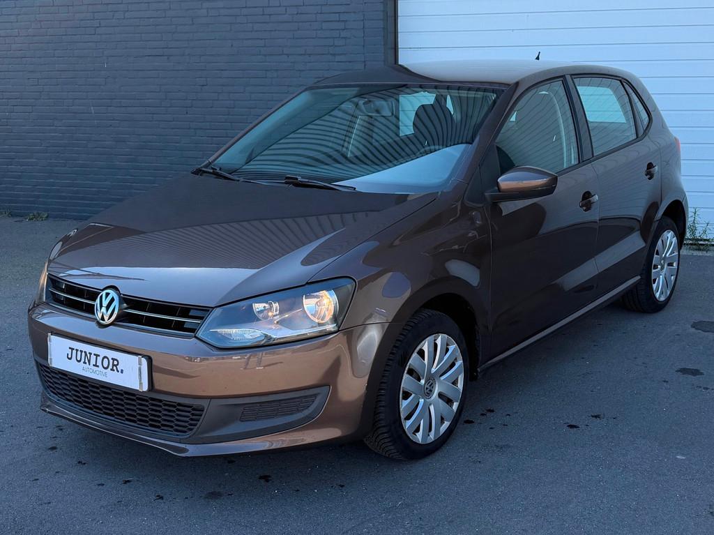 Volkswagen Polo 1.2 TSI BlueMotion Edition NIEUWEKETTING/AIR, Voorwielaandrijving, Euro 5, Stof, Zwart
