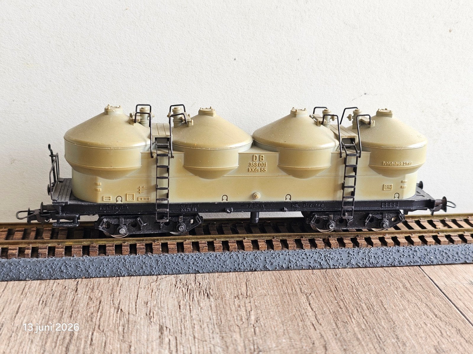 Fleischmann H0 Silowagen DB - Modeltrein Wagon, Hobby en Vrije tijd, Modeltreinen | H0, Ophalen of Verzenden