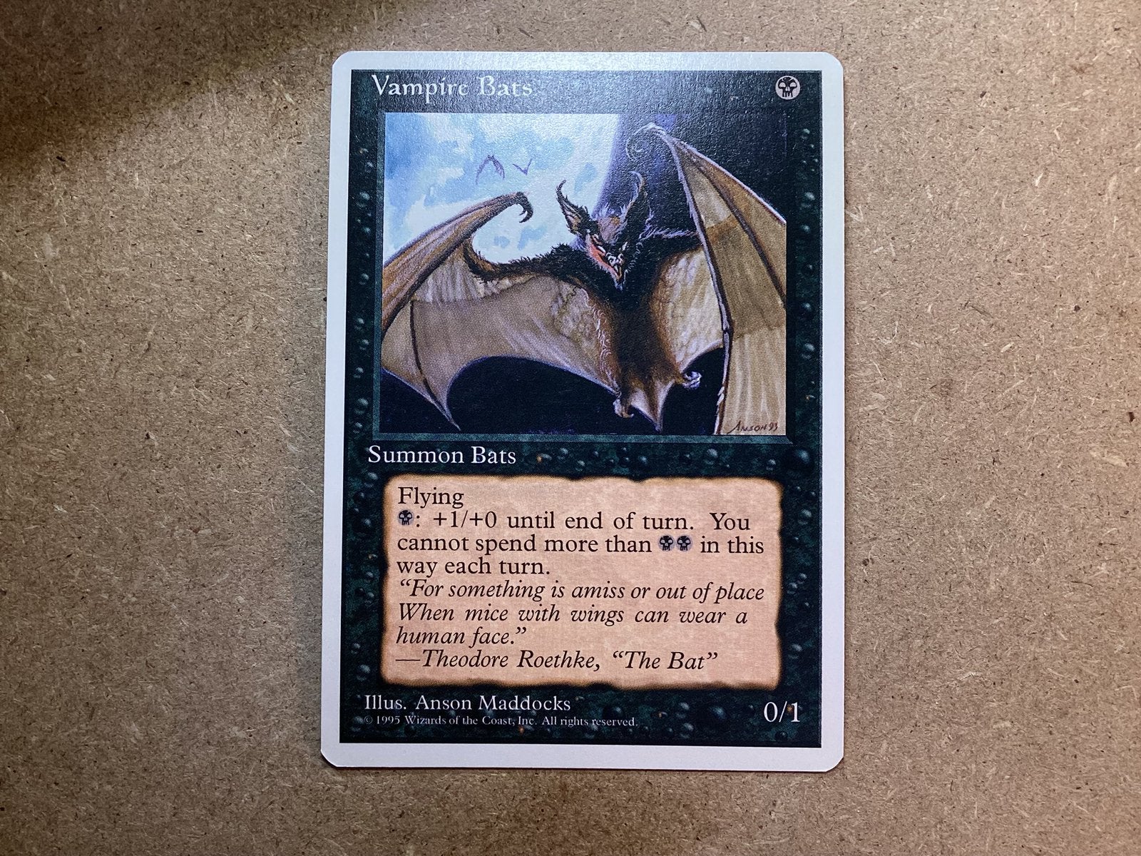 1x Vampire Bats (Near Mint), Ophalen of Verzenden, Zo goed als nieuw, Losse kaart