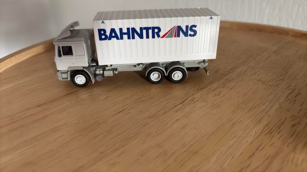 VRACHTWAGEN MAN. BAHNTRANS. HO 1:87, Hobby en Vrije tijd, Modeltreinen | H0, Ophalen of Verzenden, Zo goed als nieuw