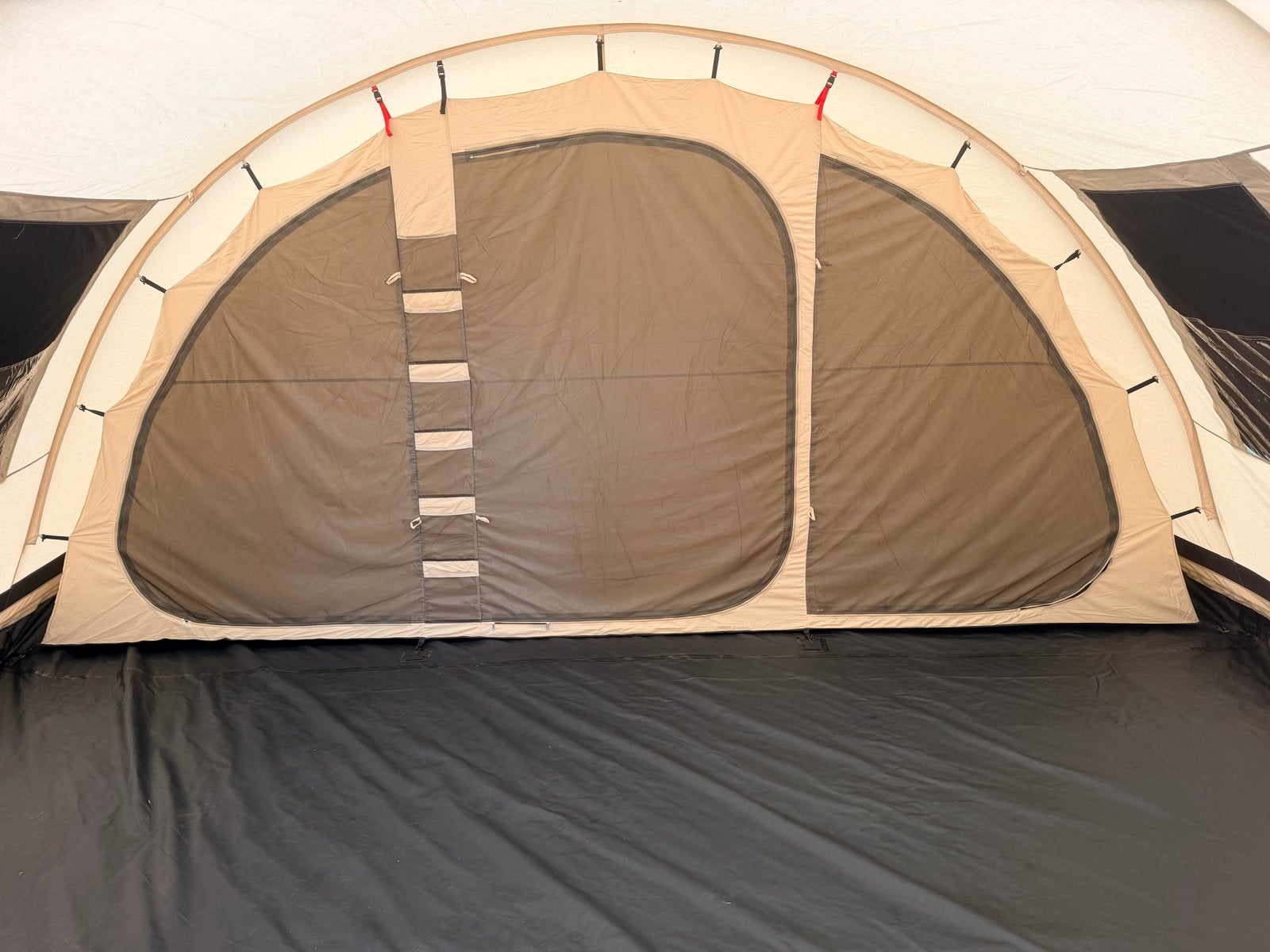 Familia 6 obelink met extra voorwand en horrengaas, Caravans en Kamperen, Tenten, Ophalen, Gebruikt, Tot en met 6