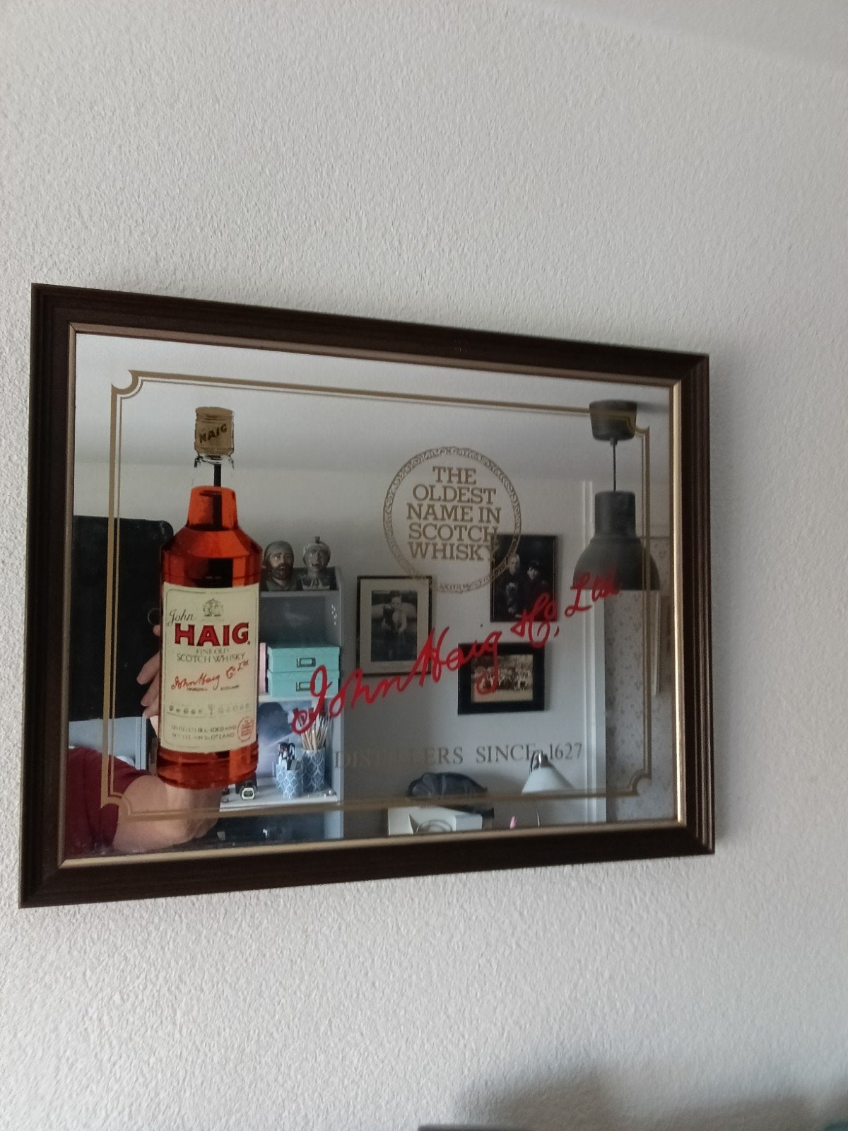 Whisky spiegel HAIG Scotch Whisky, Ophalen, Gebruiksvoorwerp