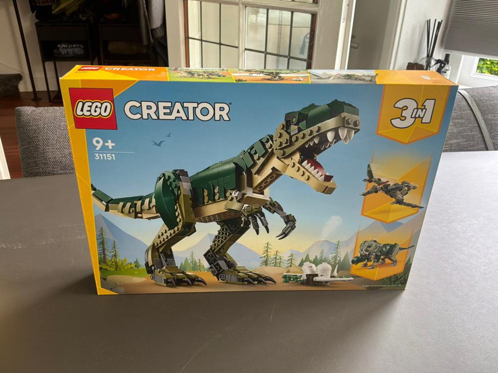 Lego Creator 31151 T-Rex 3-in-1 set - Nieuw en ongeopend, Lego, Nieuw, Ophalen of Verzenden, Ongeopend/sealed