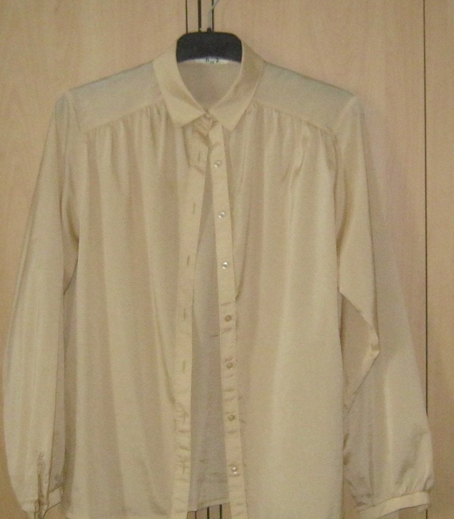 Blouse 40 Marianne Paris, Maat 38/40 (M), Marianne Paris, Beige, Ophalen of Verzenden