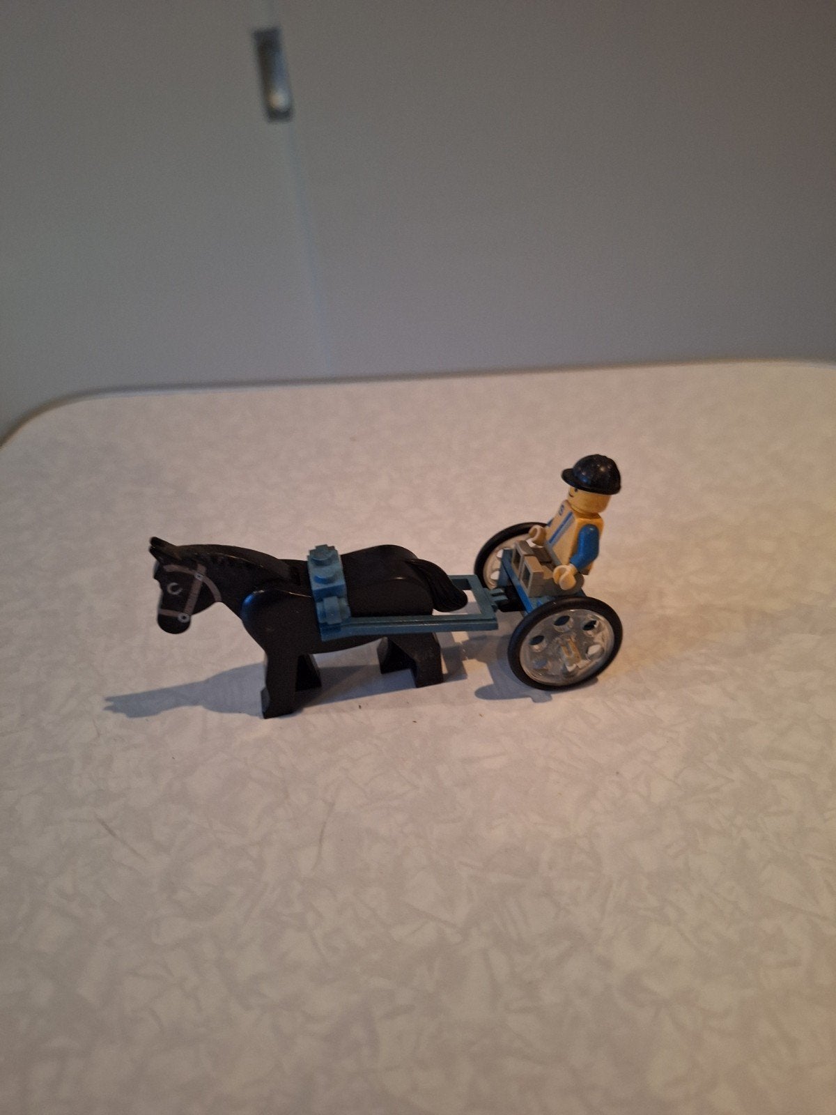 Lego paard met kar en ruiter, Ophalen of Verzenden, Gebruikt