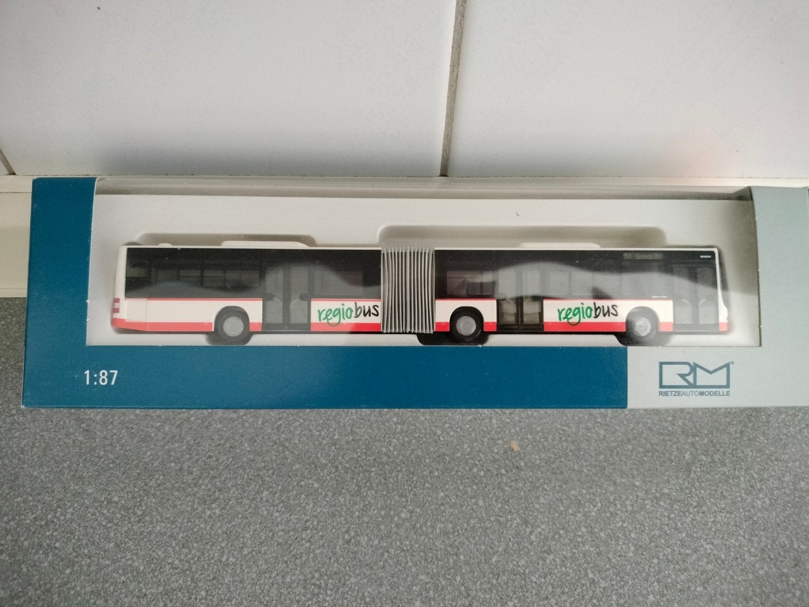 Rietze Regiobus MAN Lions City G gelede bus 1:87, Ophalen of Verzenden, Nieuw, Bus of Vrachtwagen, Rietze