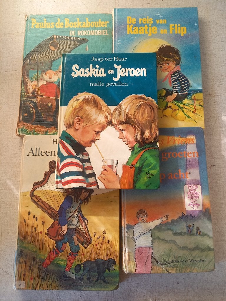 5 retro leesboeken, Boeken, Gelezen, Fictie algemeen, Diverse auteurs, Ophalen of Verzenden