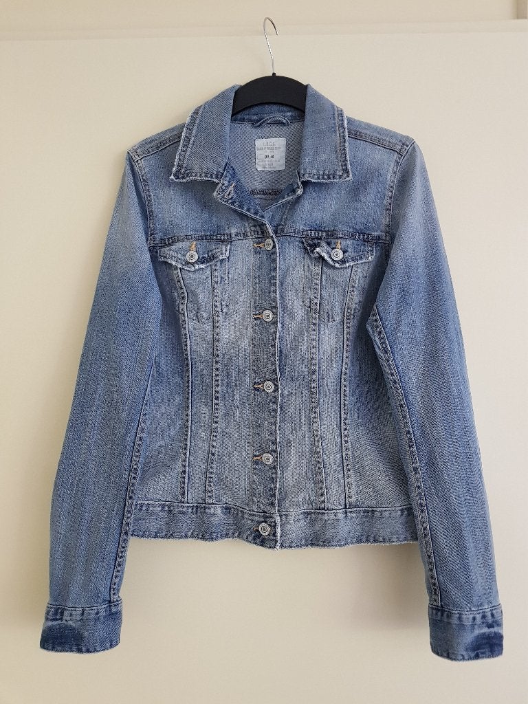 Spijkerjasje voor dames -- maat 46 -- L.O.G.G. / H&M, Blauw, Maat 46/48 (XL) of groter, Ophalen of Verzenden, Zo goed als nieuw