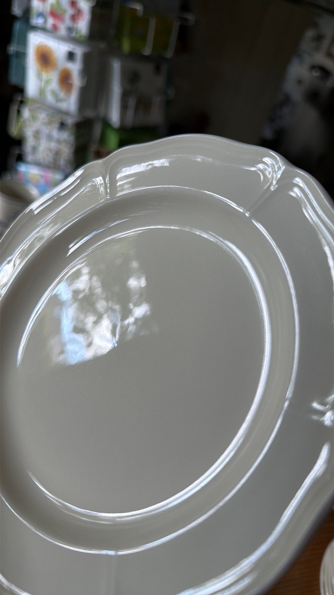Wedgwood QUEENS PLAIN gebaksbordje 16 cm, Huis en Inrichting, Keuken | Servies, Ophalen of Verzenden, Zo goed als nieuw, Porselein