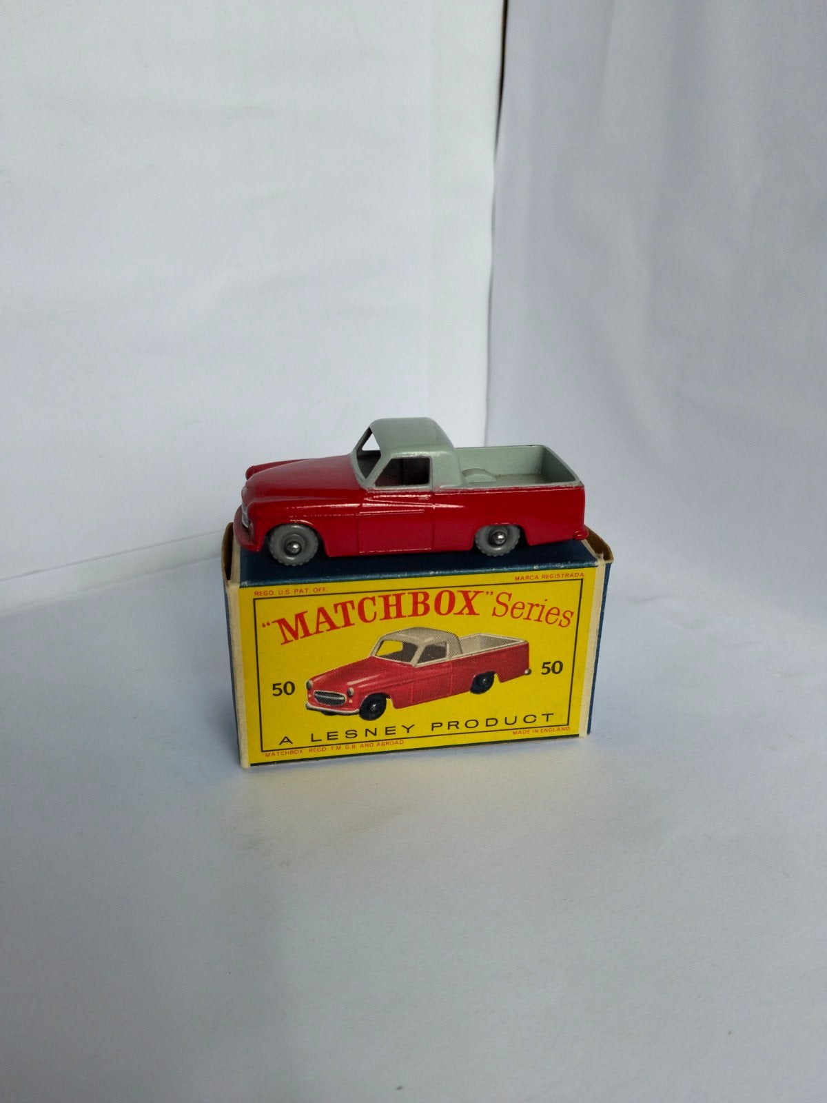 matchbox RARE D-BOX nr50A Commer pick up GPW Lesney MOKO, Ophalen of Verzenden, Zo goed als nieuw, Auto, Matchbox