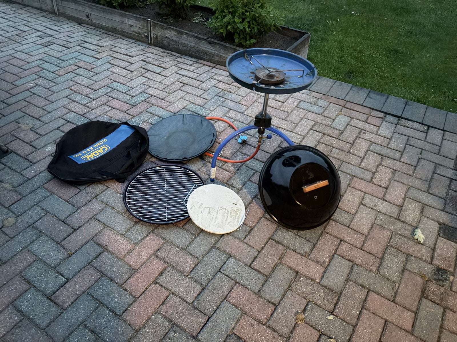 Cadac Skottelbraai BBQ met pizzasteen, Ophalen, Gebruikt