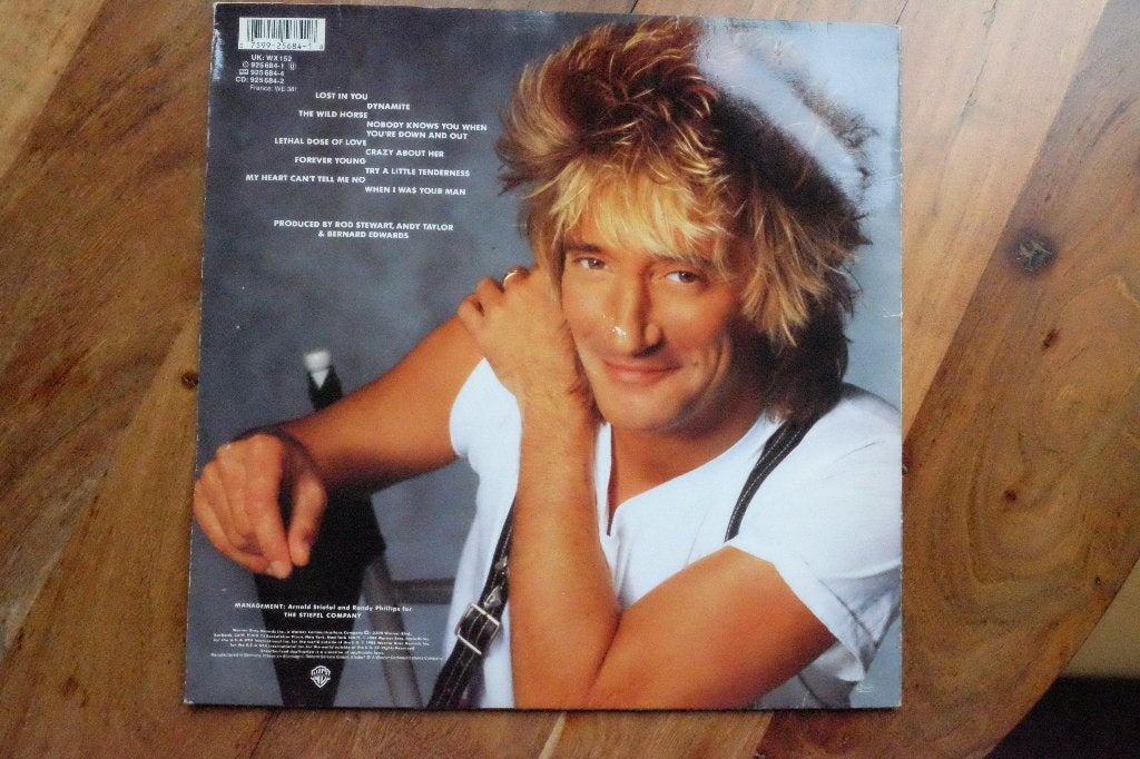 Rod Stewart - Out of Order LP (1988), Cd's en Dvd's, Vinyl | Rock, LP, Gebruikt, Ophalen of Verzenden, 12 inch