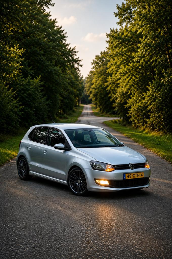Volkswagen Polo 1.2 TDI 55KW BM 2012 Grijs, Auto's, Voorwielaandrijving, Euro 5, Stof, Zwart