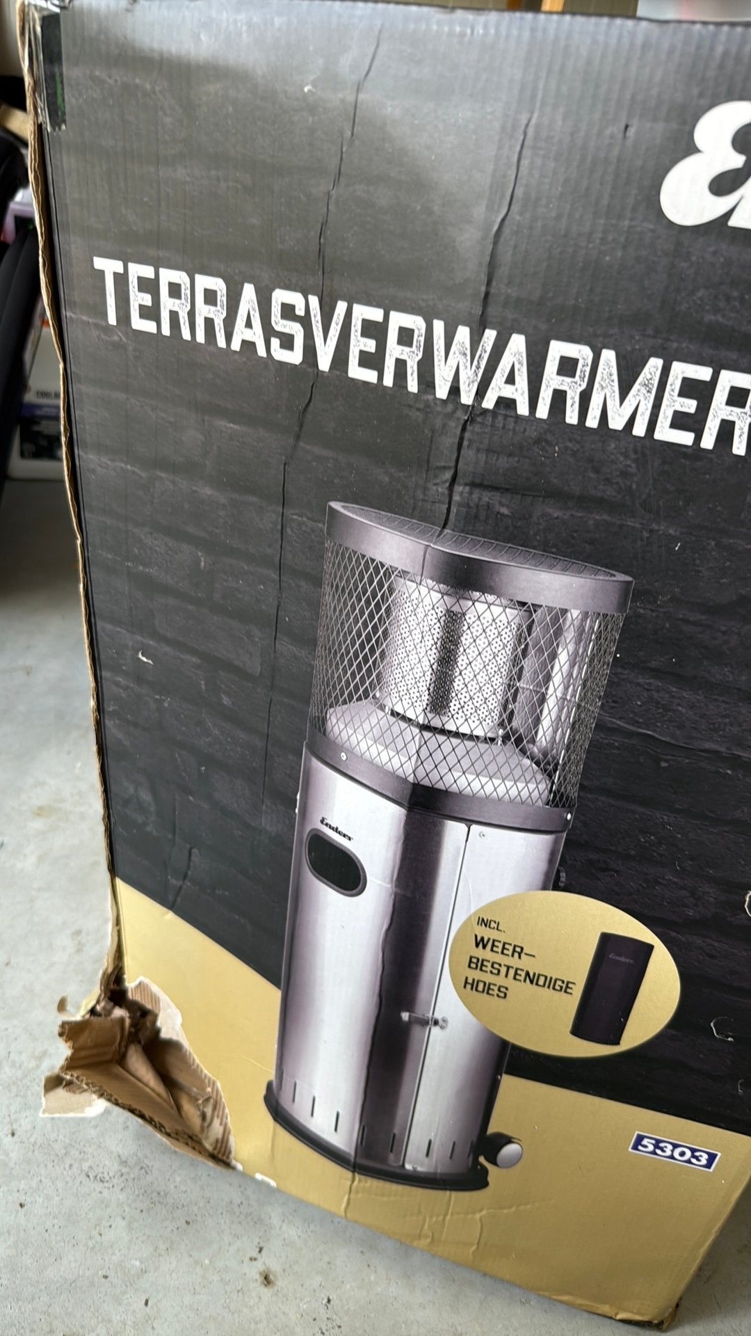 Terras verwarner nieuw, Ophalen of Verzenden, Zo goed als nieuw