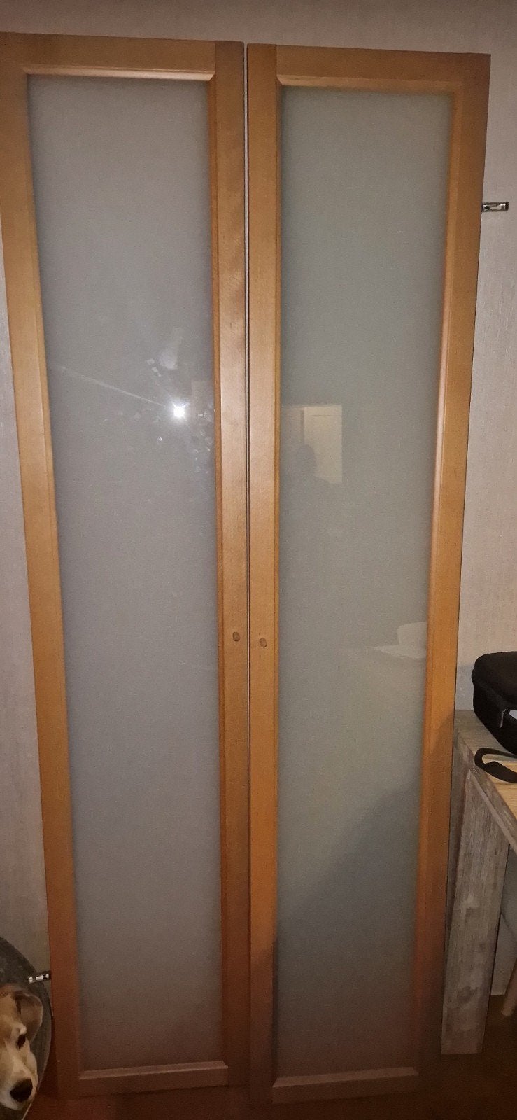 2 unieke Melkglas deuren voor Ikea Billy boekenkast, Huis en Inrichting, Ophalen of Verzenden, Zo goed als nieuw