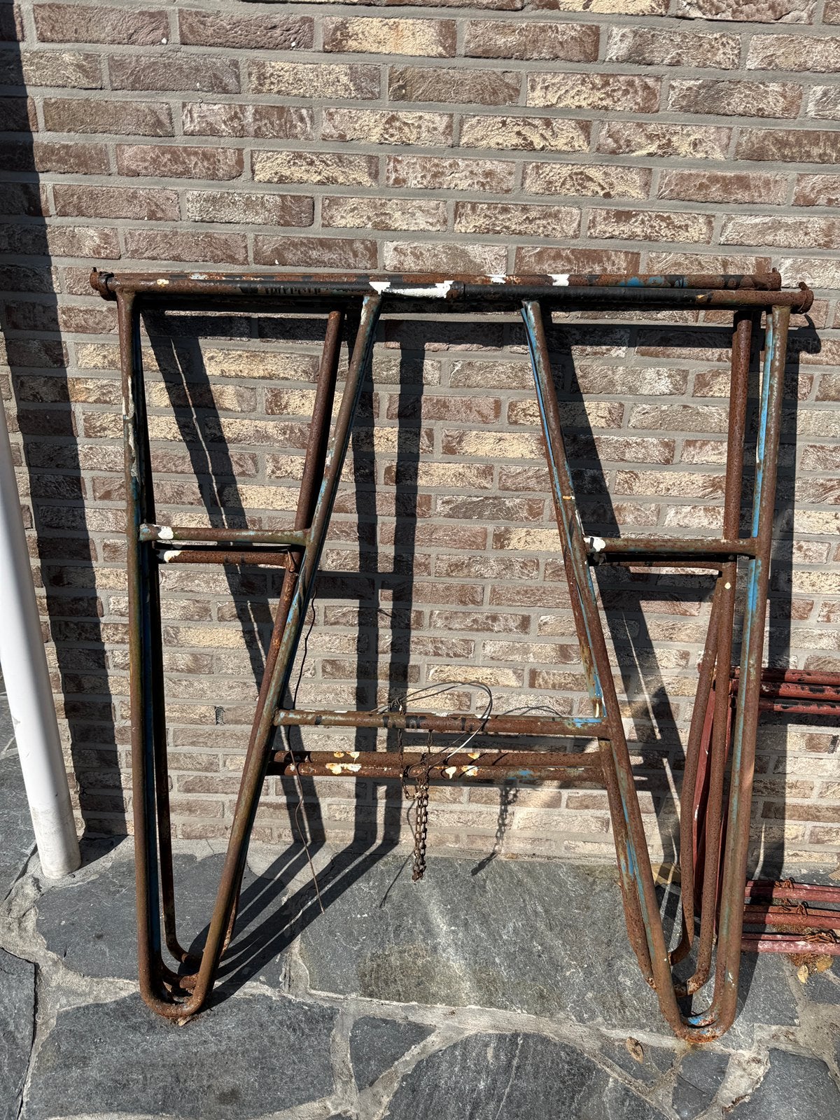 Schragen 130 3 st | Steigerhout | Metselsteiger, Ophalen, Gebruikt, Overige typen, Minder dan 2 meter