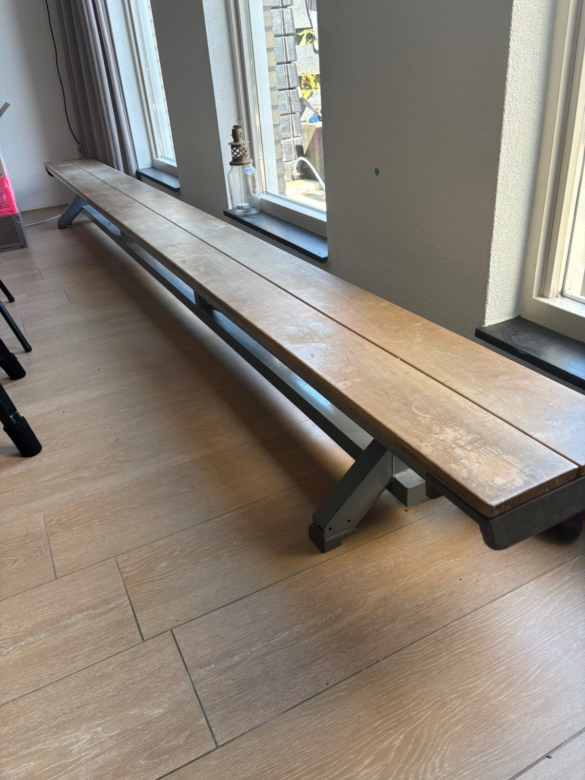 Gymbank turnbank 3.60m, Ophalen