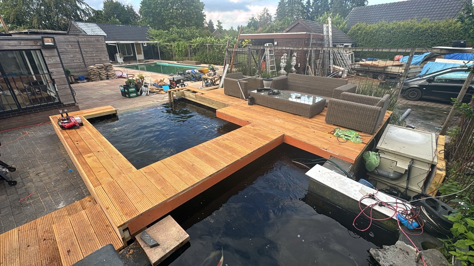 Betimmering en vlonders op maat, Ophalen of Verzenden, Nieuw, Hout