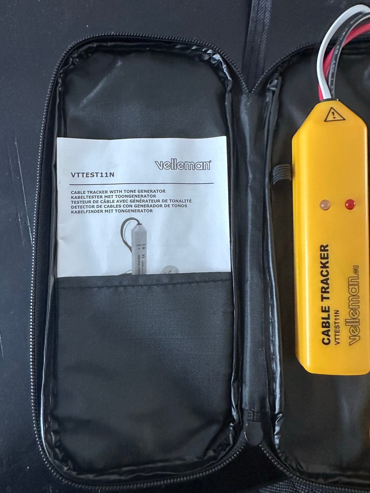 Kabeltester/tracer  met Toongenerator Velleman VTTEST11N, Ophalen of Verzenden, Nieuw