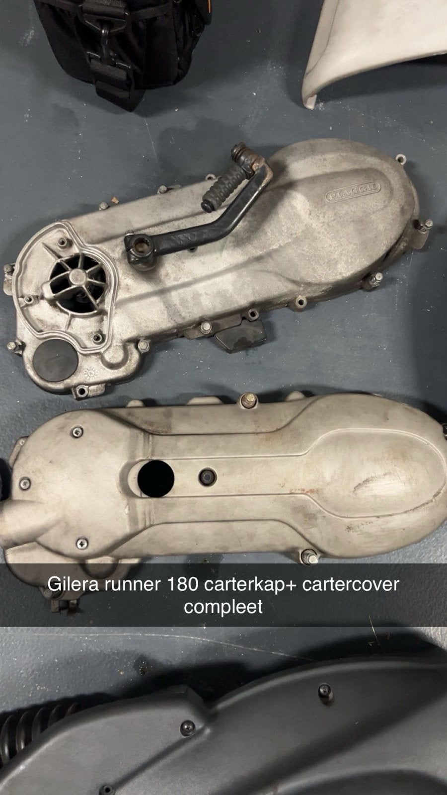Gilera Runner 180 Carterkap + Cartercover Compleet, Ophalen of Verzenden, Gebruikt, Overige typen, Piaggio