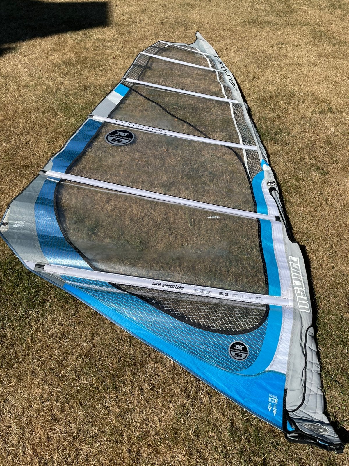 Tka north sails surfzeil 5,3, Ophalen, Zo goed als nieuw, Zeil