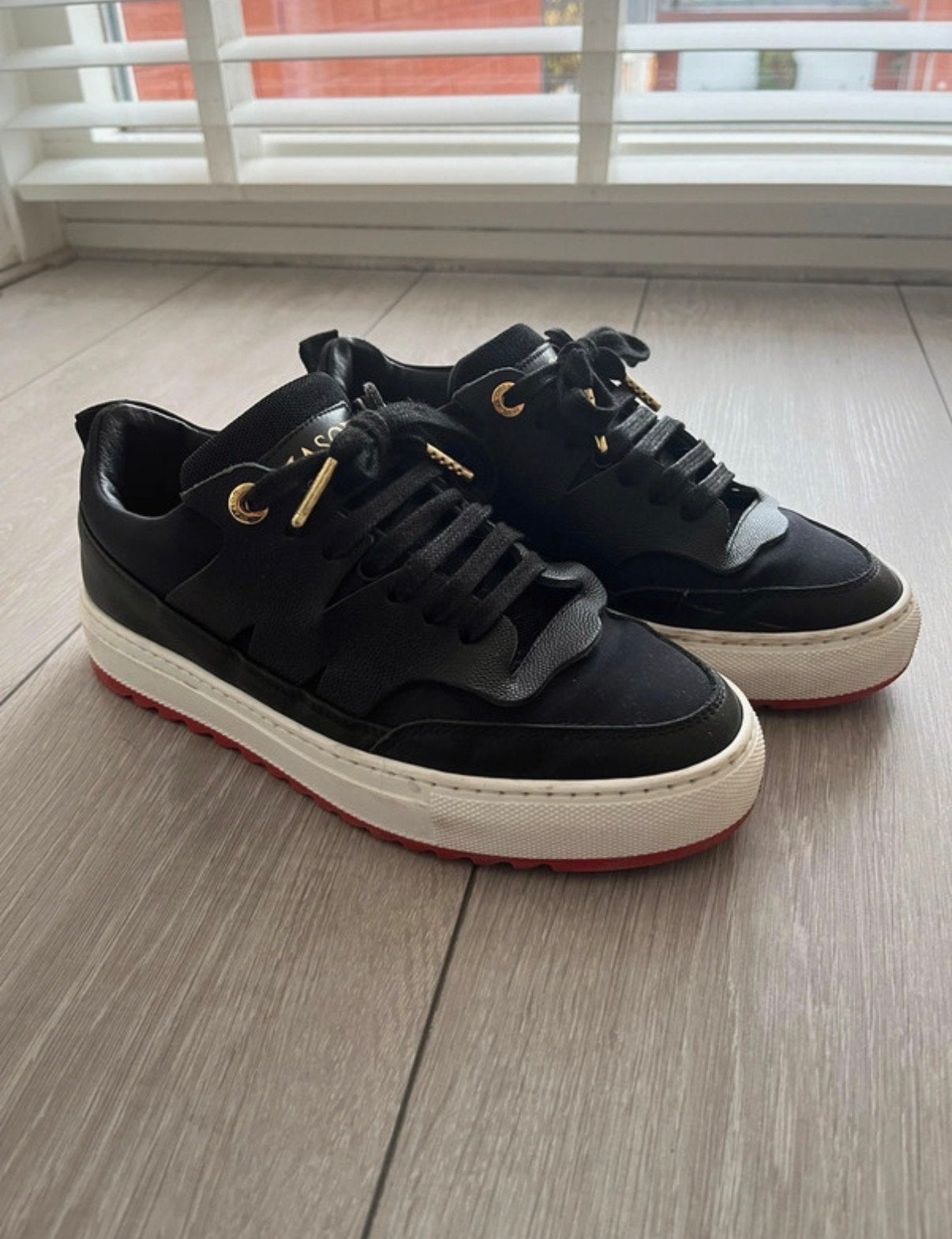 Mason Garments Sneakers maat 37, Zwart, Ophalen of Verzenden, Sneakers of Gympen, Zo goed als nieuw