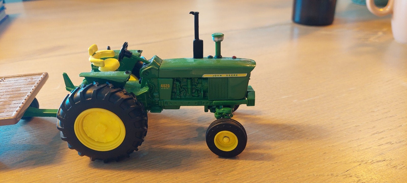 John Deere Speelgoed Tractor met Aanhanger, Ophalen of Verzenden, Gebruikt
