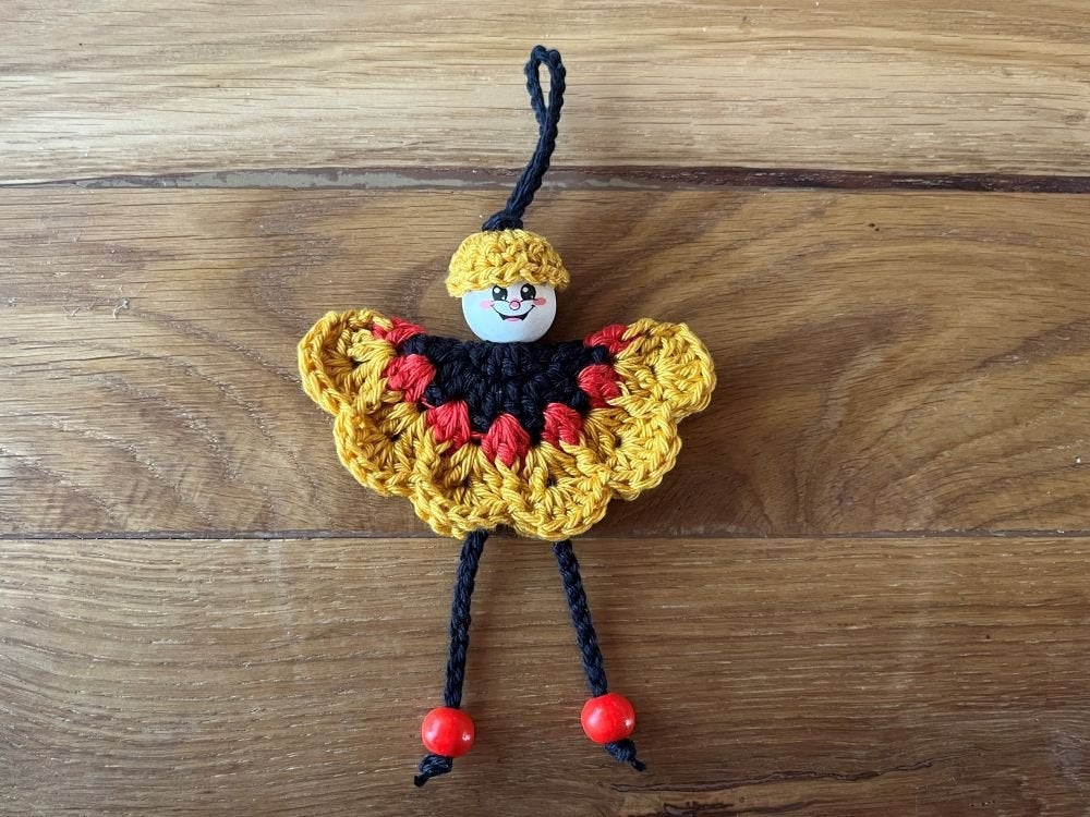 Gelukspoppetje WK Duitsland, Verzamelen, Sleutelhangers, Info@kinderworkshops-petra-dongen.nl, P Gillisstraat, Nieuw, Kinderworkshops Petra