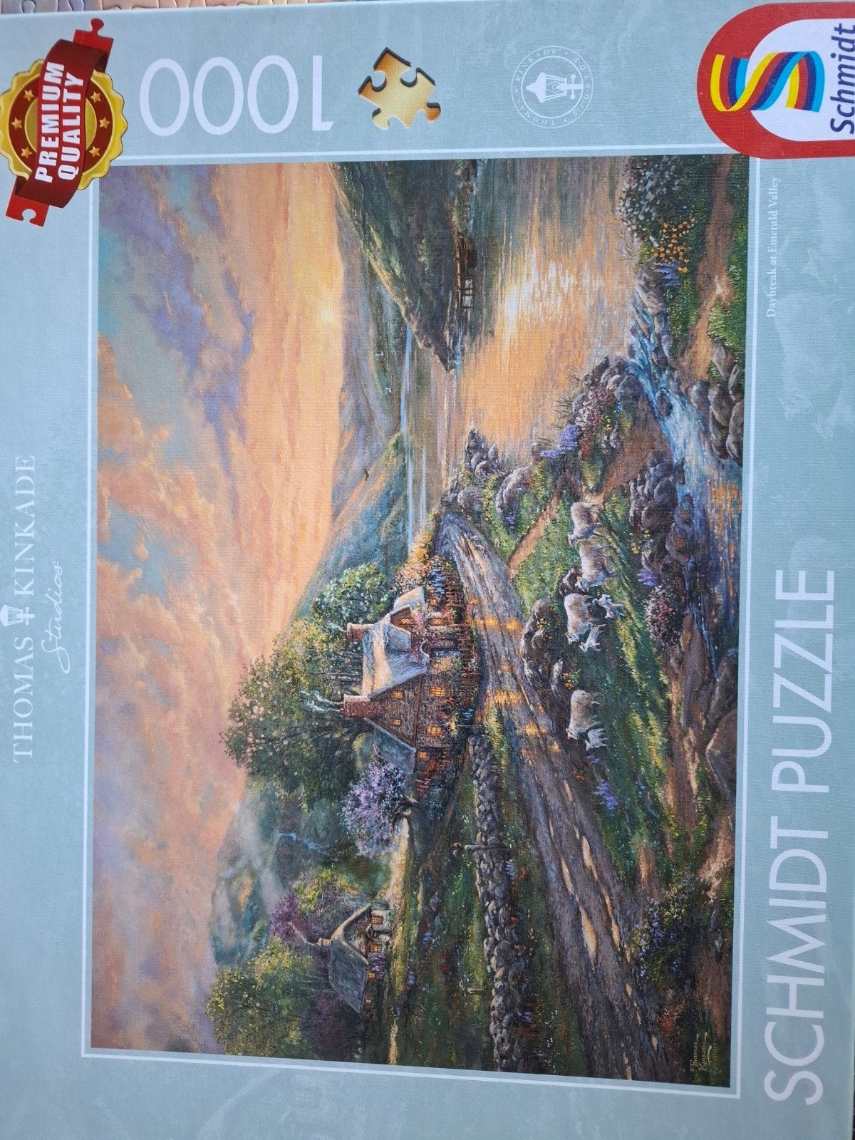 Schmidt Thomas Kinkade puzzel 1000 stukjes, Ophalen of Verzenden, Meer dan 50 stukjes, Zo goed als nieuw, 6 jaar of ouder