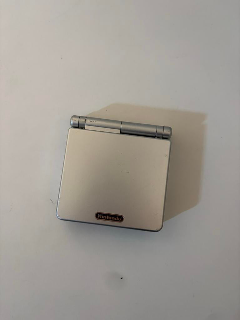 Nintendo Game Boy Advance SP - Zilverkleurig, Spelcomputers en Games, Ophalen, Gebruikt, Game Boy Advance SP