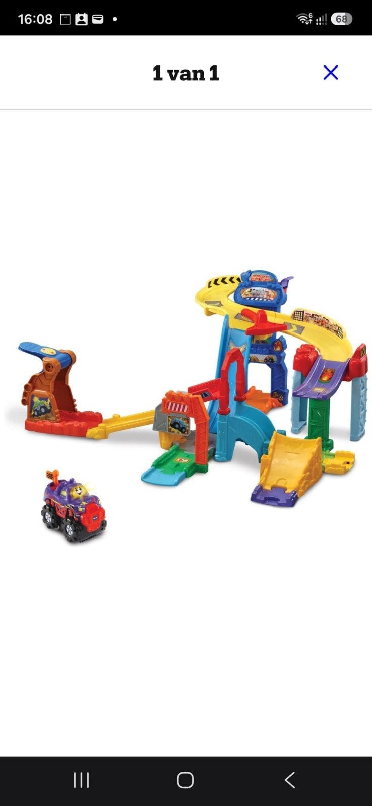 vtech toet toet monstertruck racecircuit, Ophalen, 2 tot 4 jaar