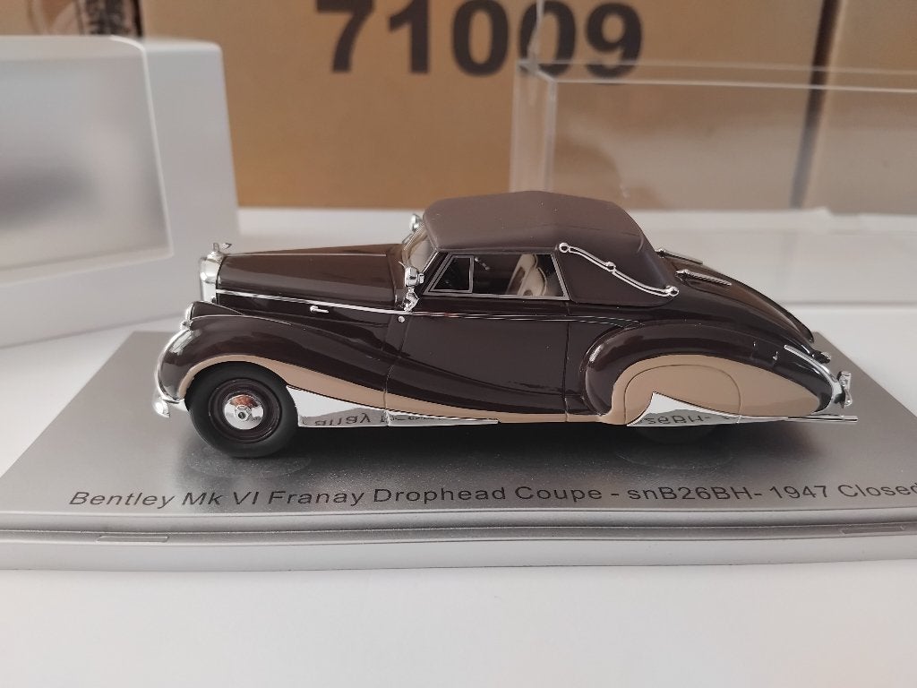 Bentley MKVI Franay snB26BH DHC 1947, 1/43, Kess, Overige merken, Kess, Auto, .