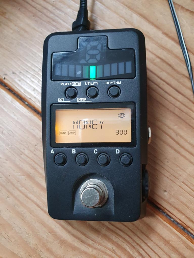 Korg Pandora stomp px-st, Ophalen