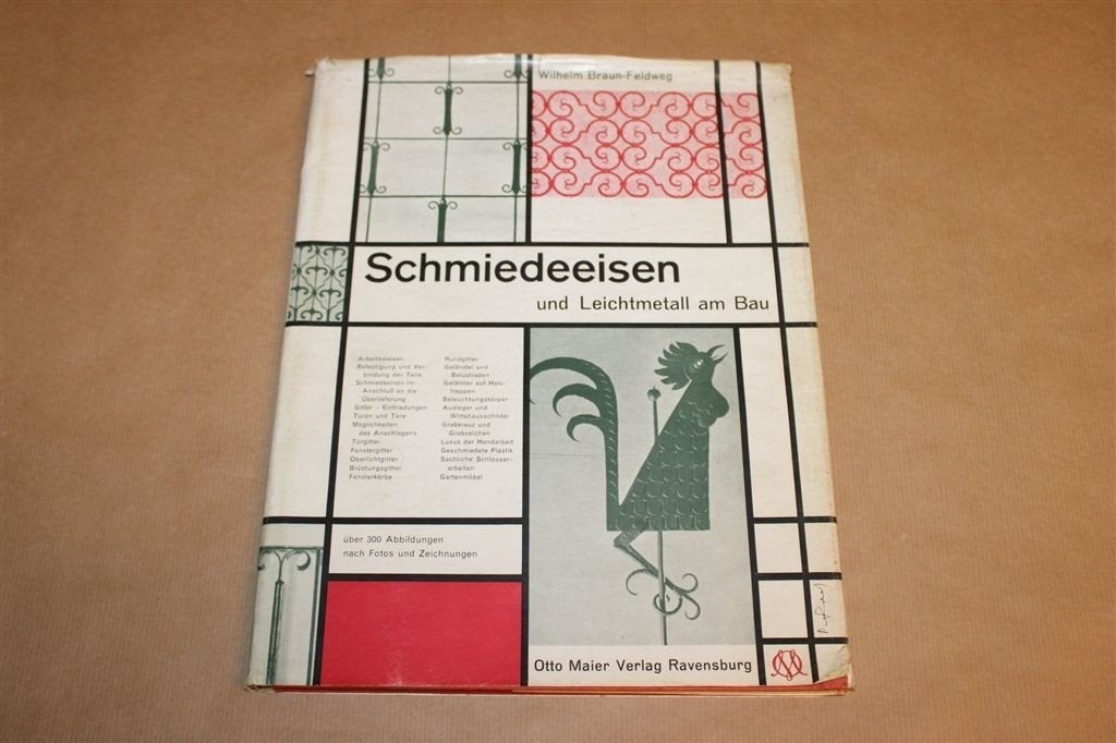 Schmiedeeisen am Bau — Smeedwerk en Hekwerk, Vintage 1952, Boeken, Ophalen of Verzenden, Gelezen, Architecten
