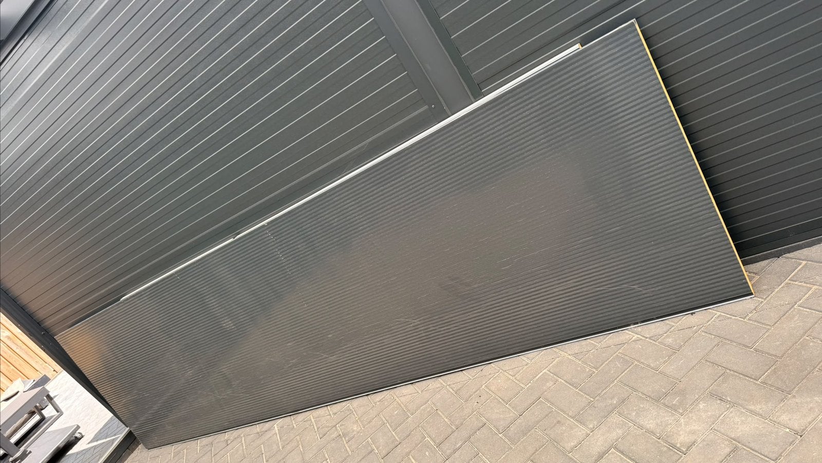 Sandwich paneel antraciet, Ophalen, Zo goed als nieuw, Hardschuim (Pir), 15 m² of meer