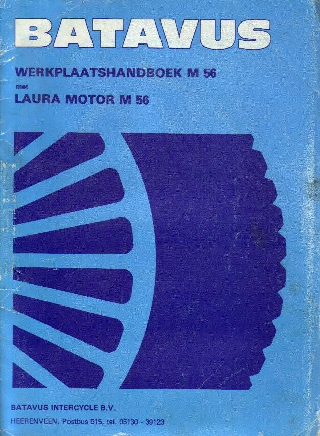 Batavus M56 Laura Motor werkplaatsboek (5113z), Fietsen en Brommers, Ophalen of Verzenden, Zo goed als nieuw