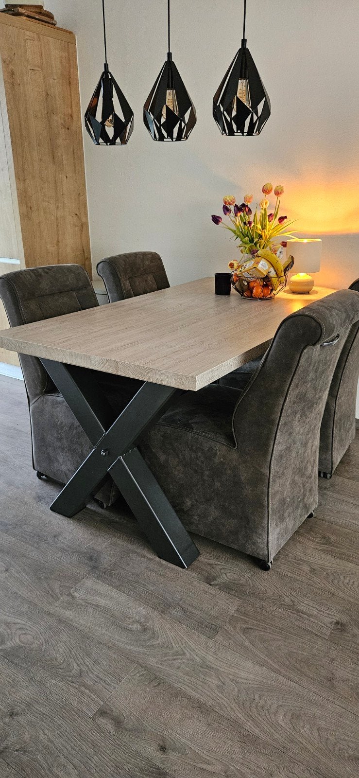 Complete Woonkamerset, Modern, Industrieel, 50 tot 100 cm, Zo goed als nieuw, 150 tot 200 cm