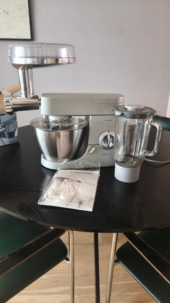 Kenwood Chef Premier keukenmachine incl. blender & grinder, Witgoed en Apparatuur, Keukenmixers, 4 liter of meer, Ophalen of Verzenden