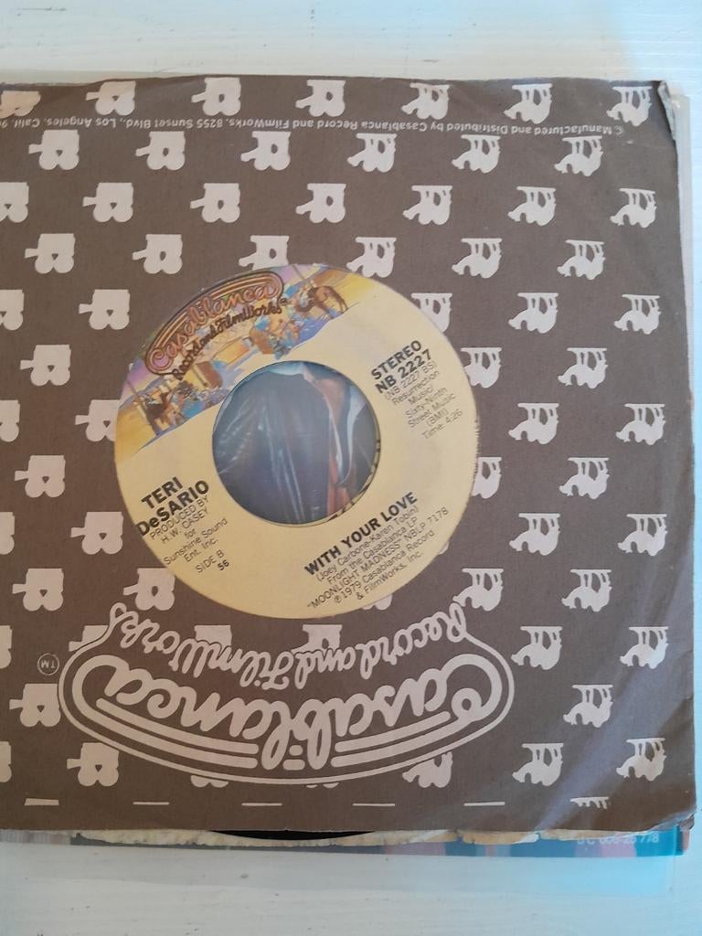 Teri desario 7 inch with your love, Ophalen of Verzenden, Zo goed als nieuw, Pop