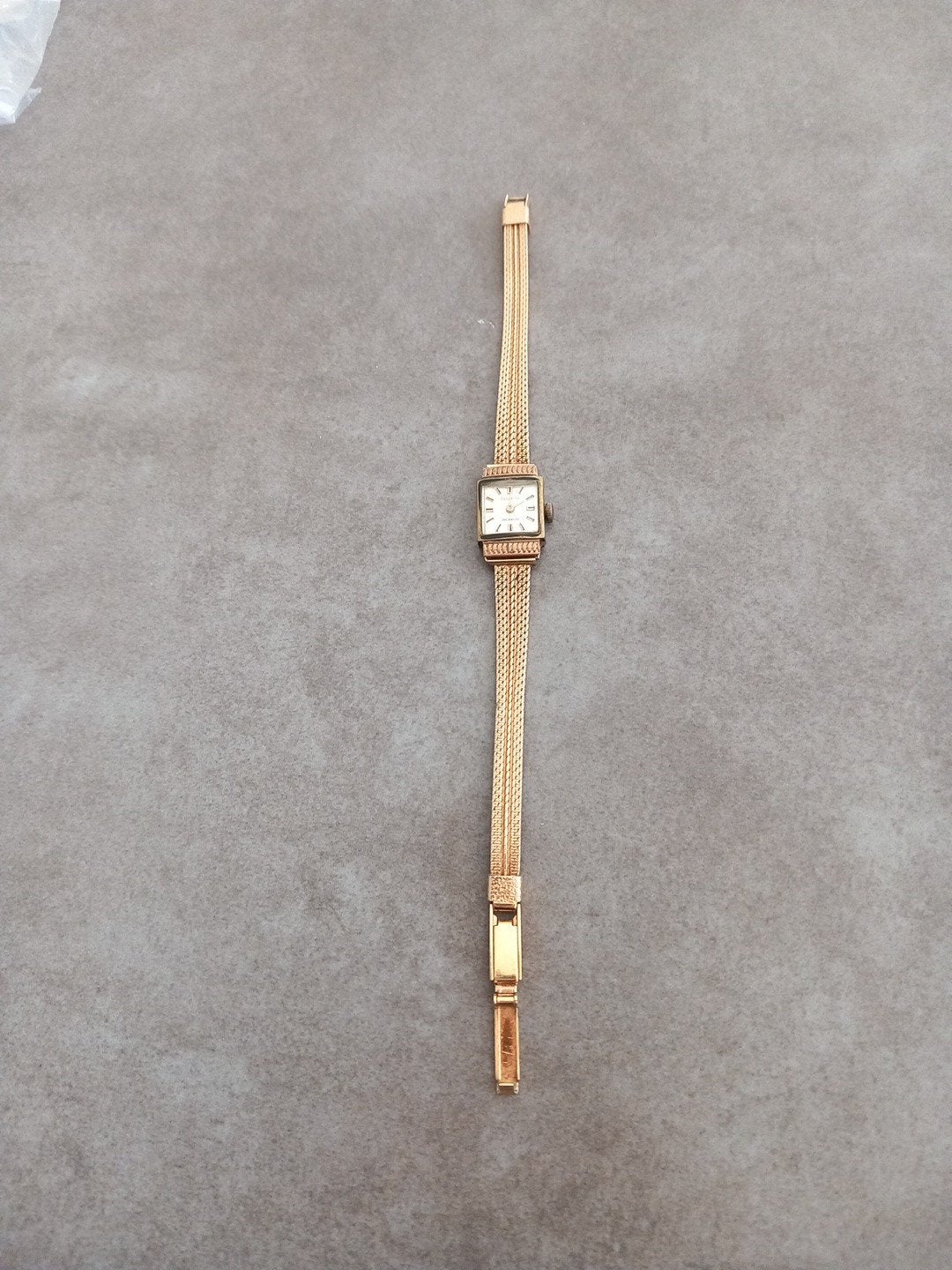 mooi vintage mechanisch dameshorloge, Verzenden, Gebruikt, Staal, Overige merken