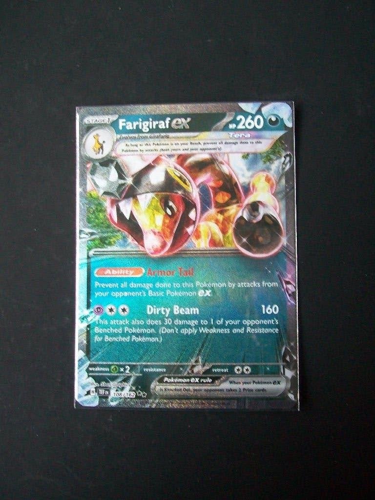 6540: Nieuwe Pokemonkaart FARIGAF EX HP 260 (108/162), Verzenden, Nieuw, Losse kaart, Foil