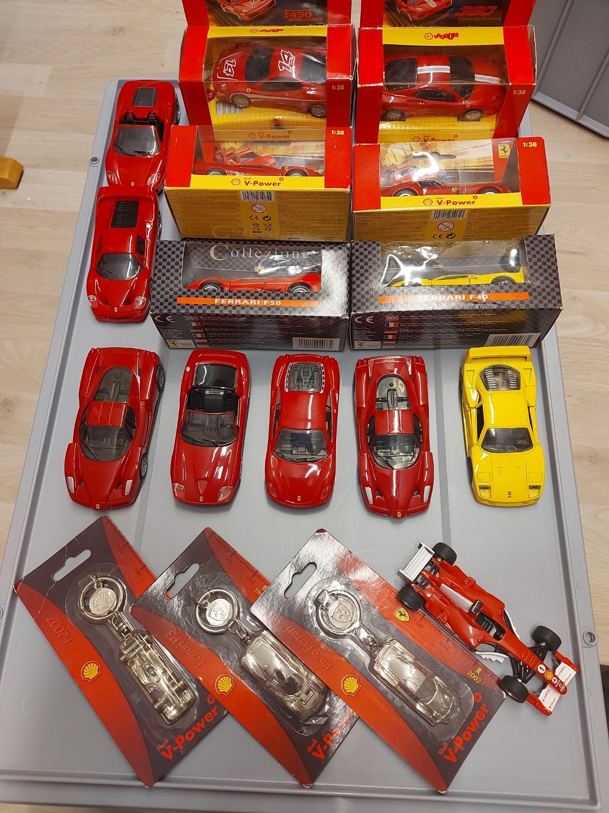 Grote collectie Ferrari modelauto's en sleutelhangers, Ophalen of Verzenden, Zo goed als nieuw, Overige typen